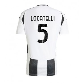 Billiga Juventus Manuel Locatelli #5 Hemmatröja 2024-25 Kortärmad